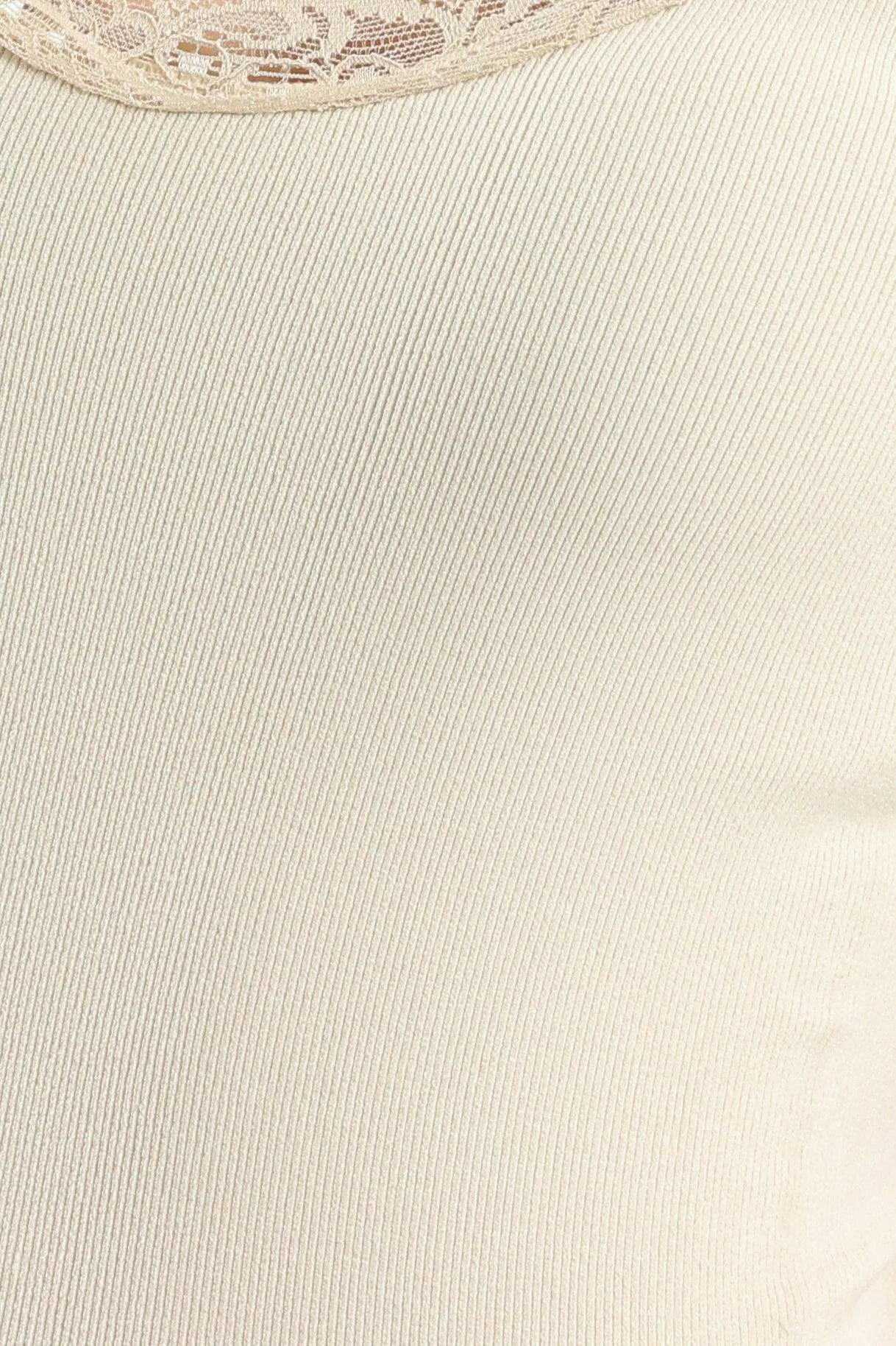 Plunge Round Neck Top