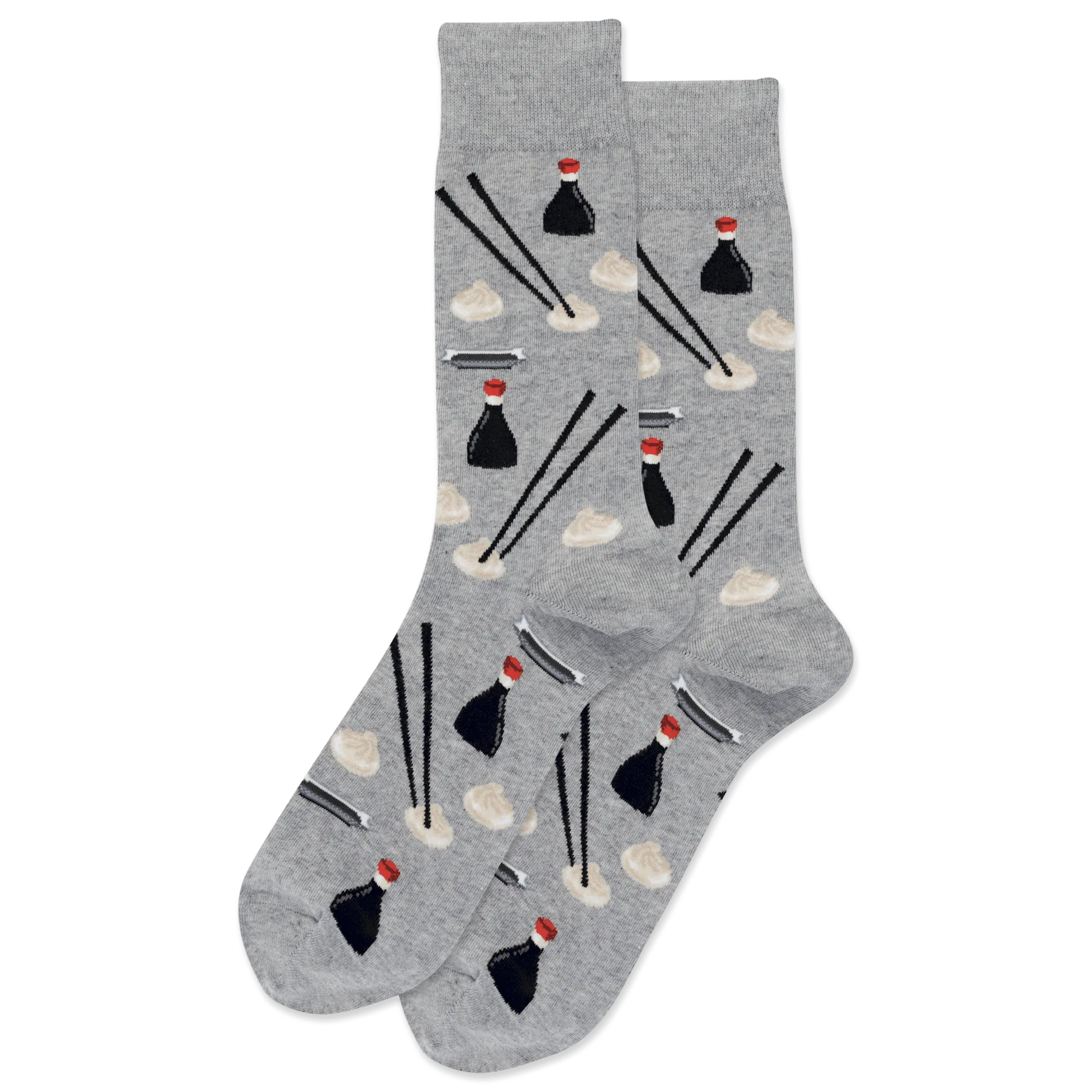 "Dumplings" Cotton Crew Socks by Hot Sox