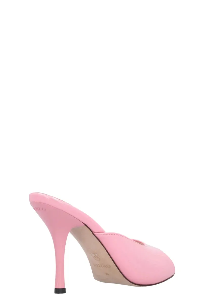 Sandali Mules Con Tacco