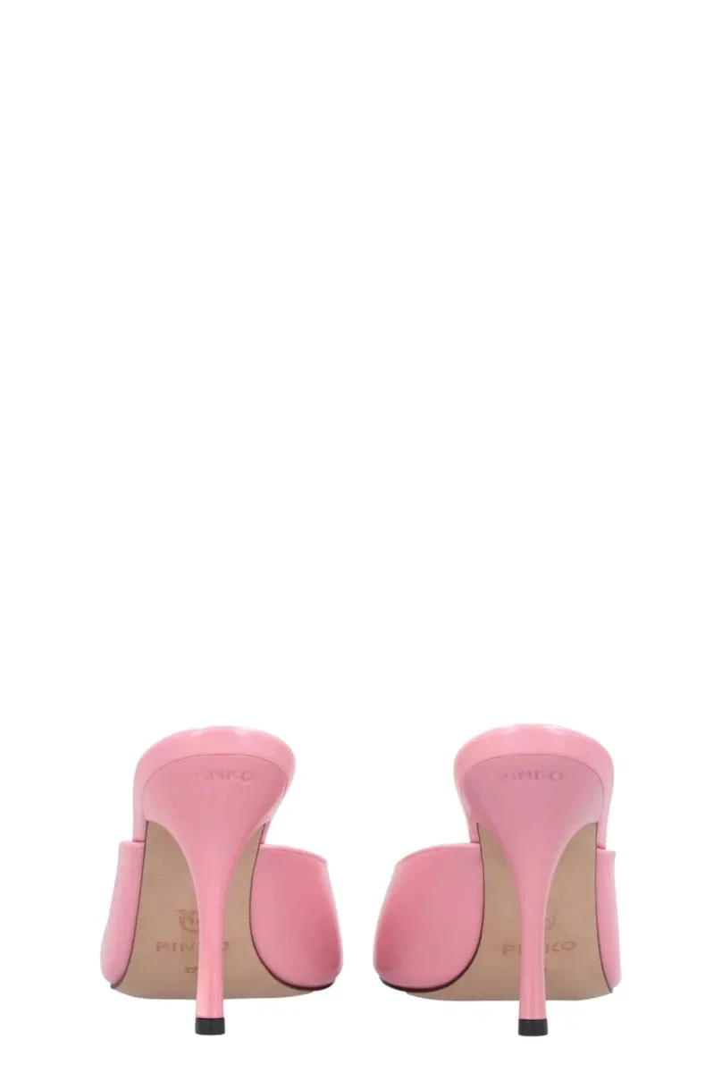 Sandali Mules Con Tacco