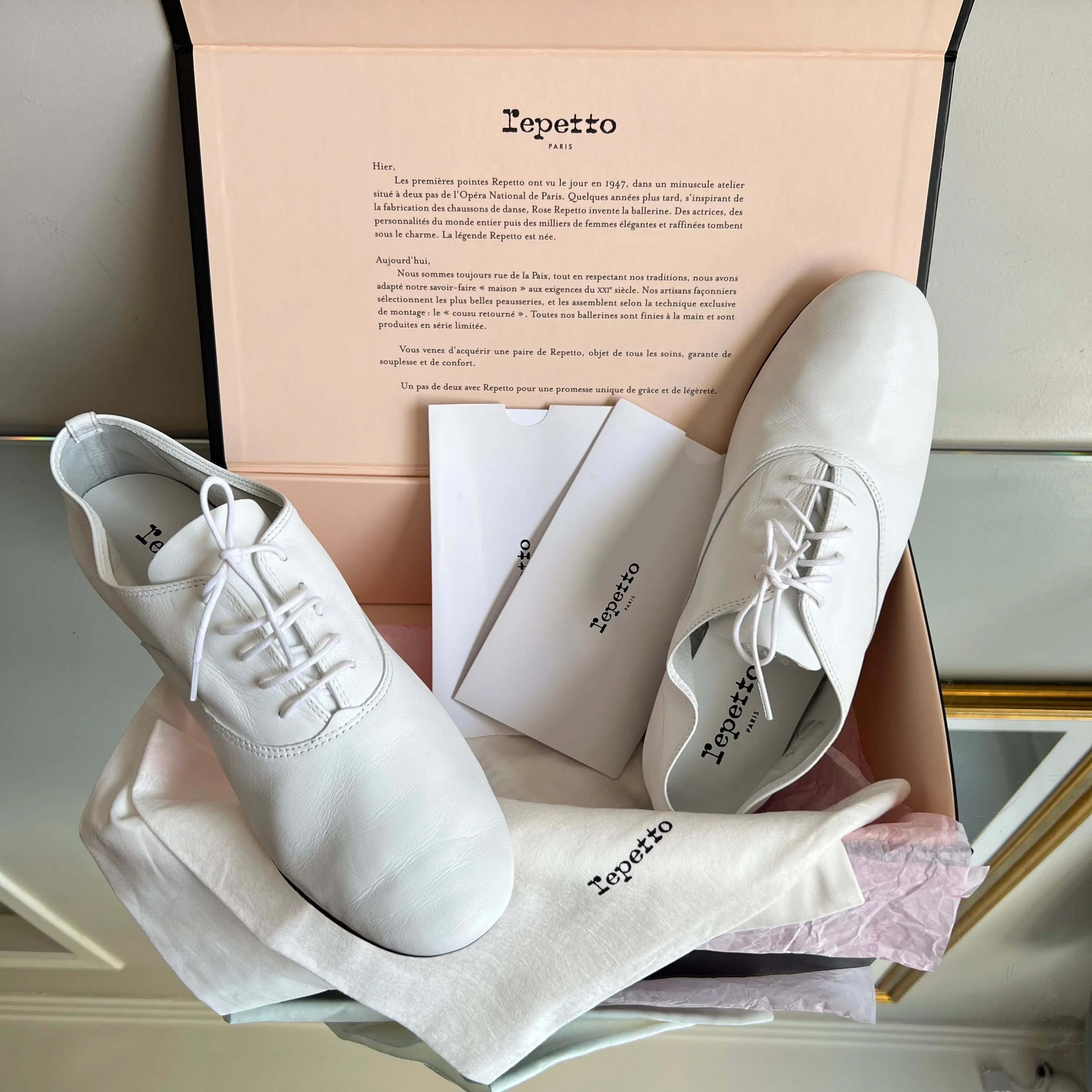 Sapato Repetto Oxford Branca