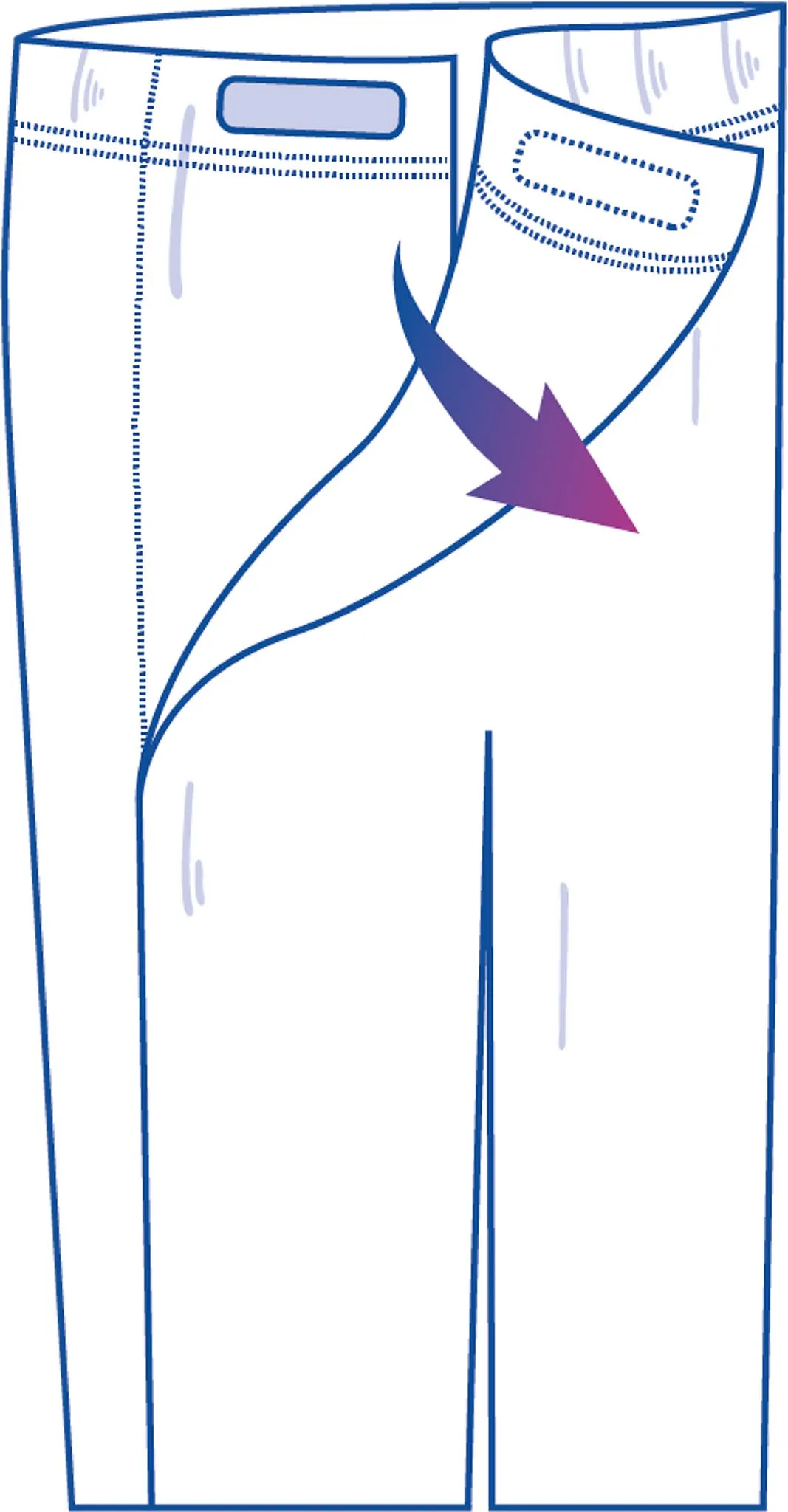 Side-Opening Adaptive Jeans - Willy | Blue