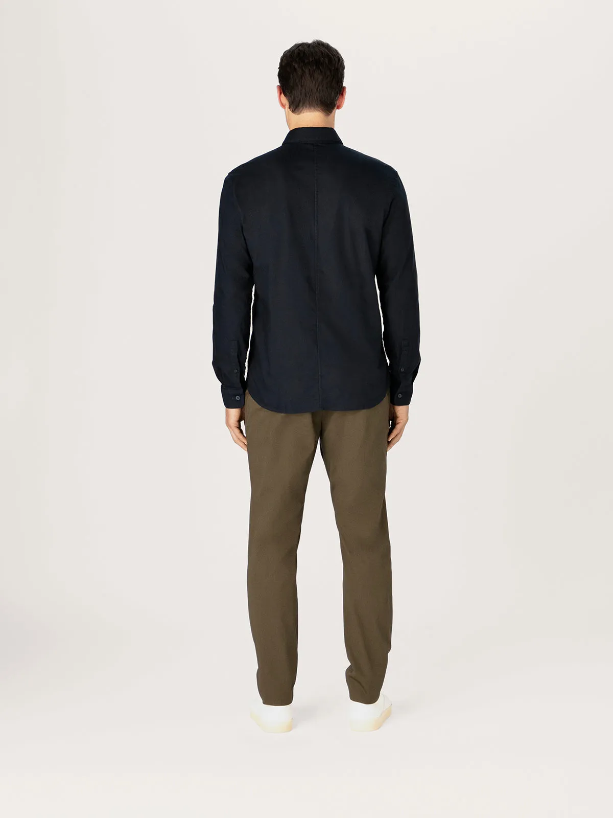 The All Day Oxford Shirt || Navy | Stretch Cotton