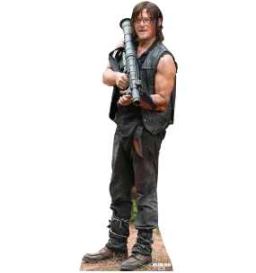 The Walking Dead Daryl with Rocket Launcher Cardboard Cut Out Standee