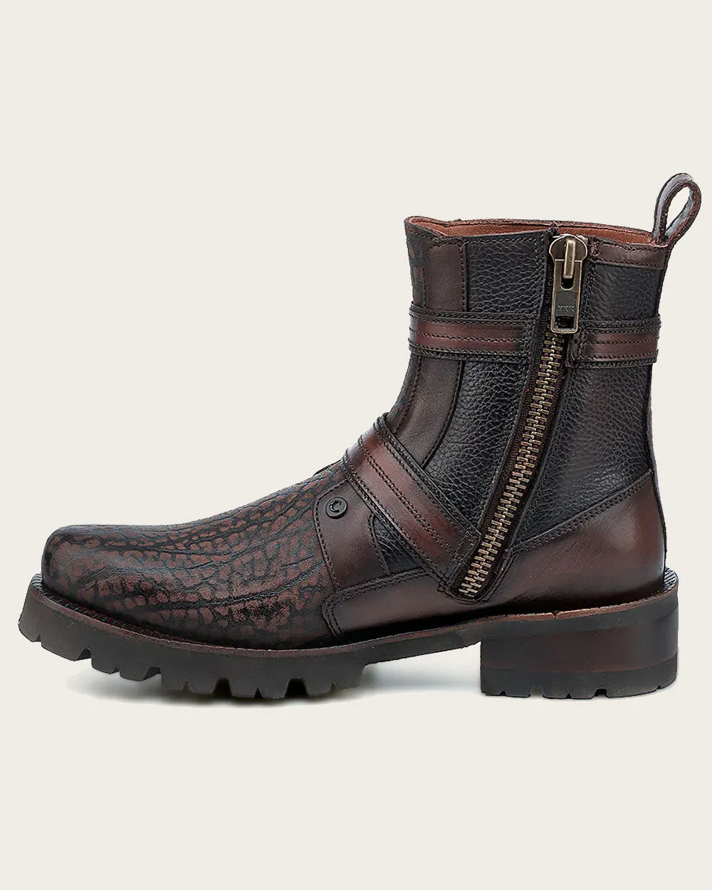 Comfortable Urban Honey-Colored Ankle Boot