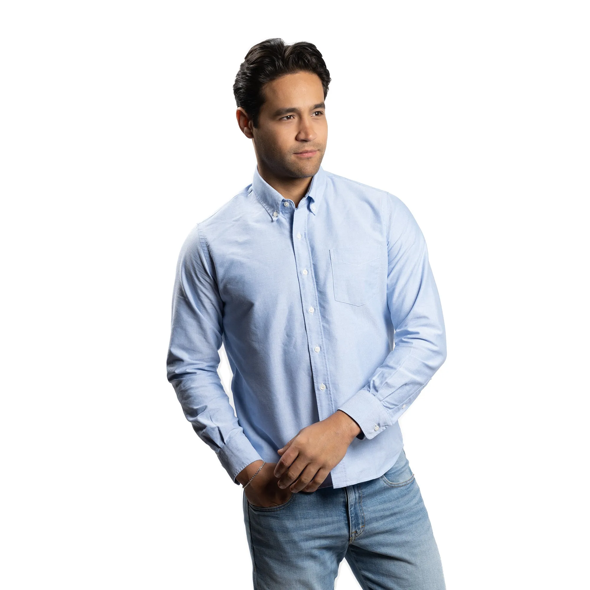 Weekend Oxford Standard Fit - Blue